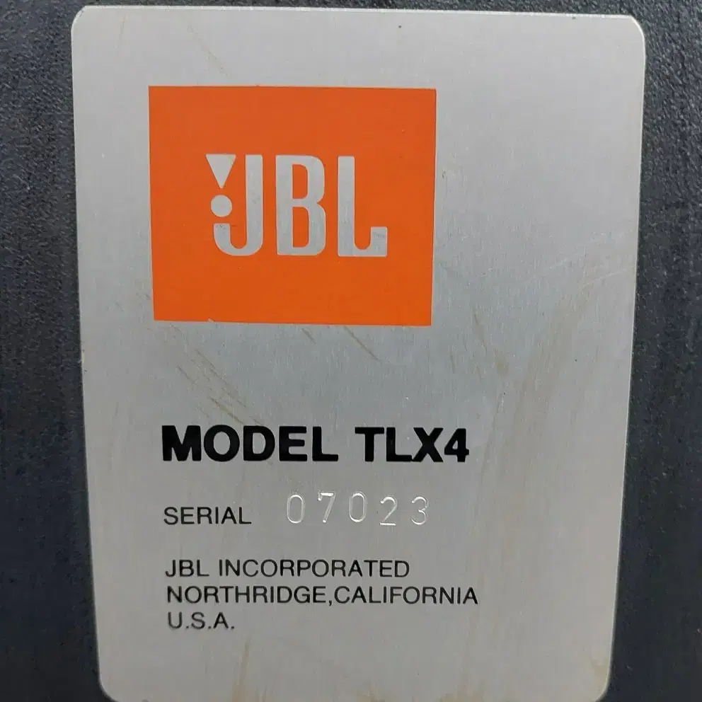 JBL MODEL TLX4