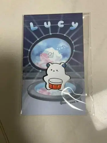 Lucy shin gwangil bear badge unofficial goods wts unsealed