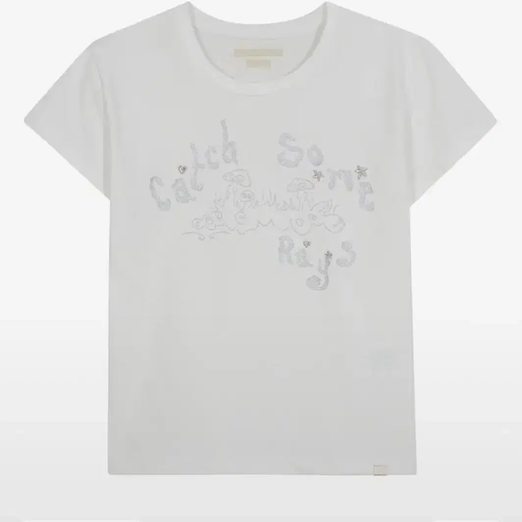 타입서비스 Catch Embroidery T-Shirt  White