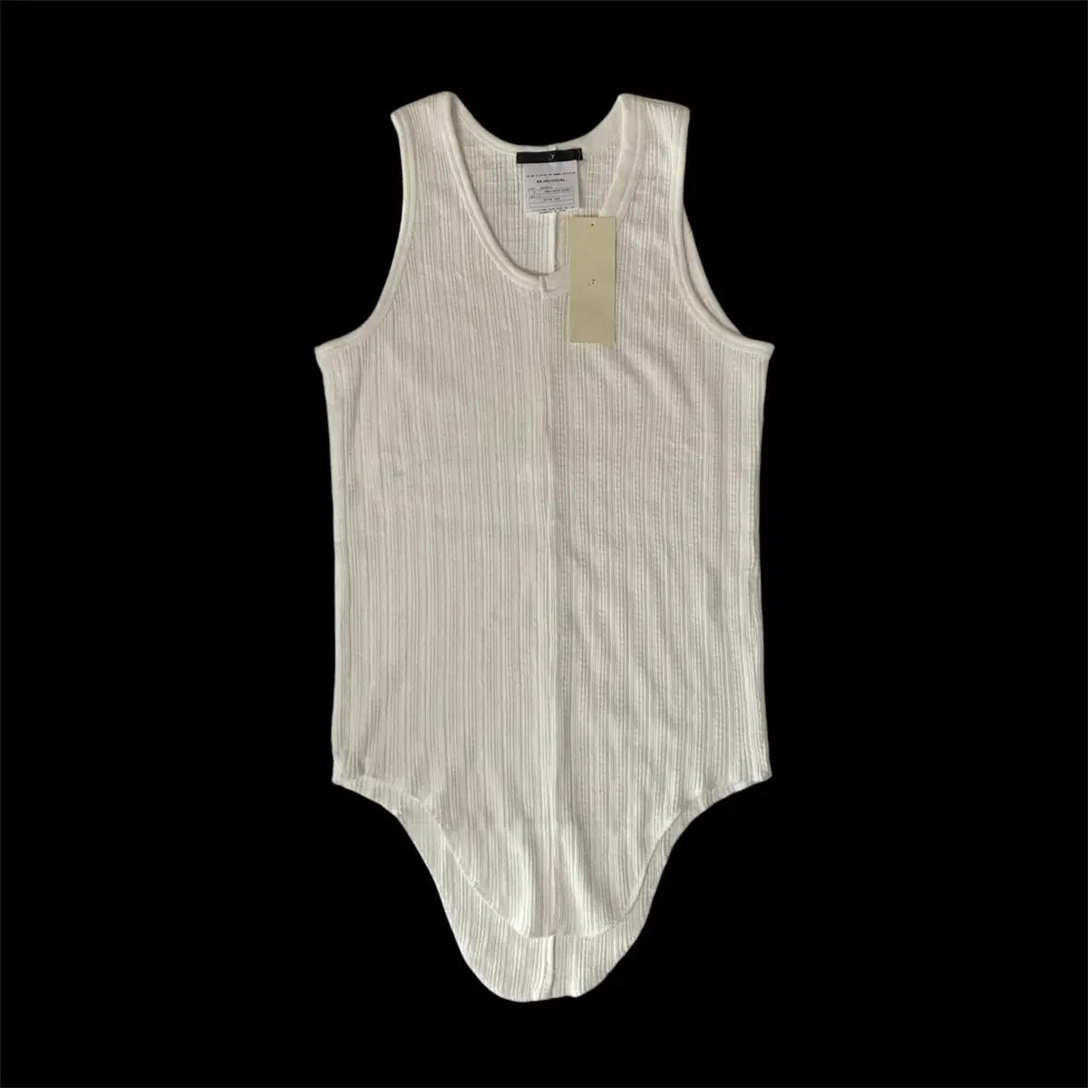 [NEW][2] Julius 05SS Asymmetrical Tank Top White