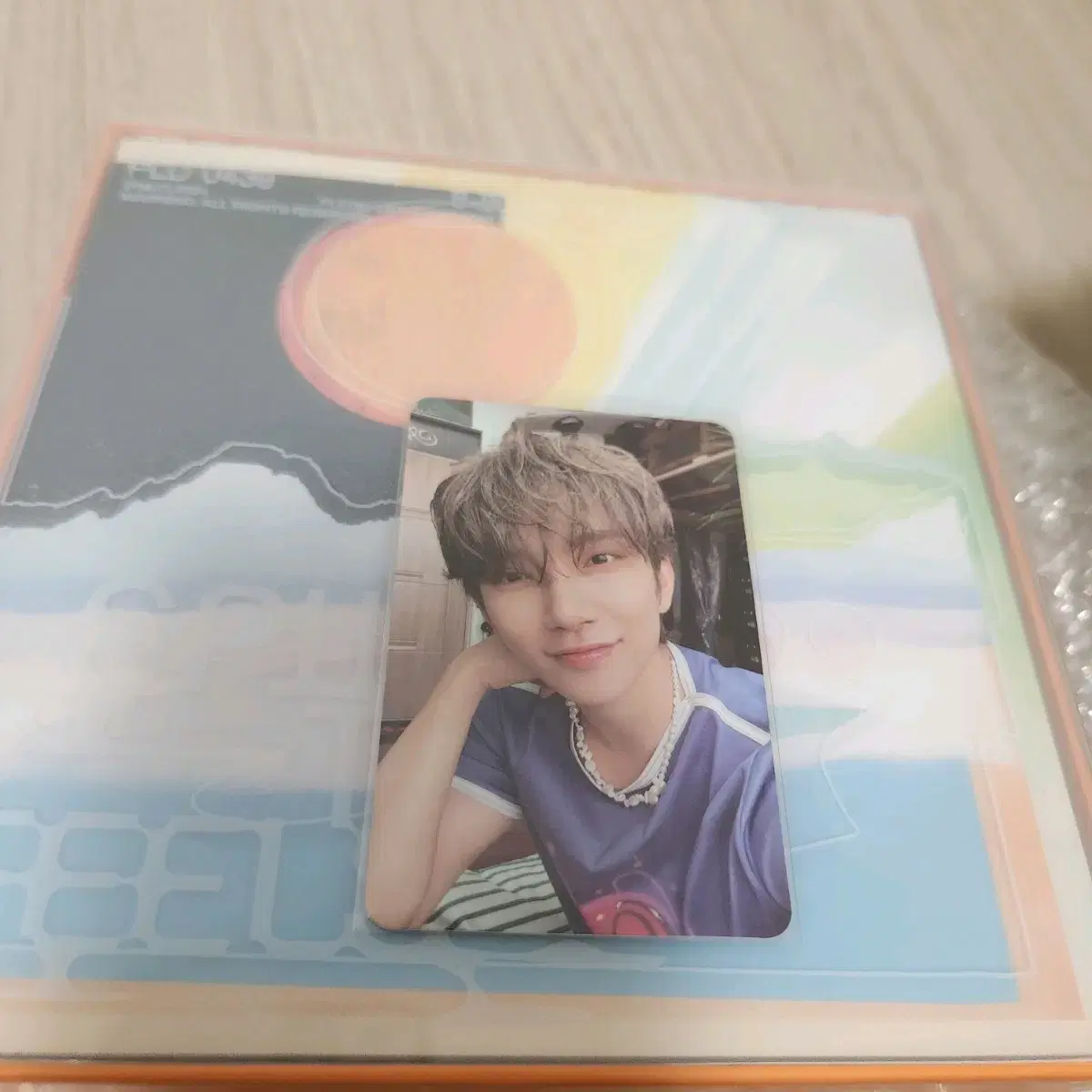 Seventeen Mini 12th Album Orange Version photocard joshua Hong Jisoo