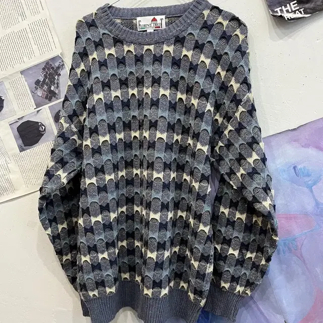 FLORENCE TRICOT 케이블 니트 (italy made)