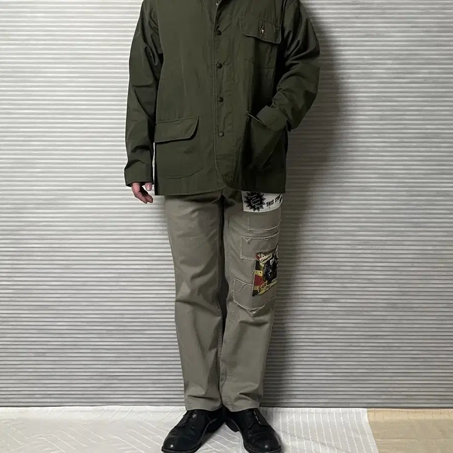 올드 베이프 밀리터리 헌팅 자켓 bape