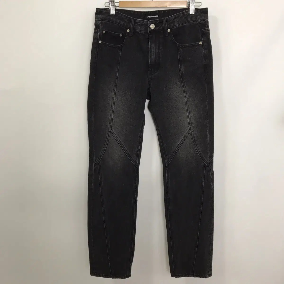 Peace Walker Blacklightning New Straight Black Jeans [30]