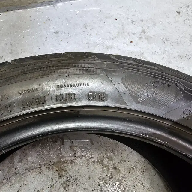 245/45R18 벤츠, BMW 순정 런플랫타이어 4본