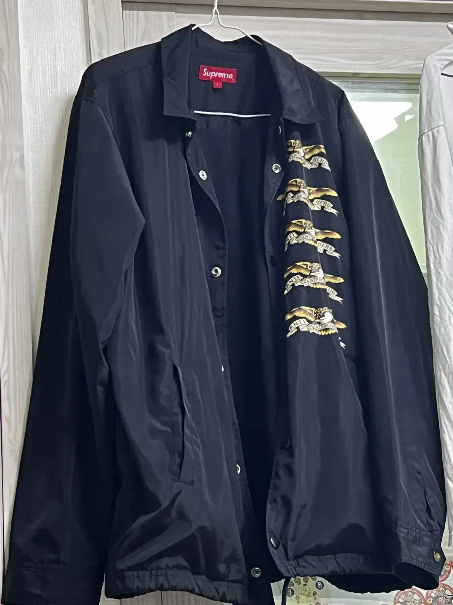 14ss Supreme x Antihero Coach Jacket (L)