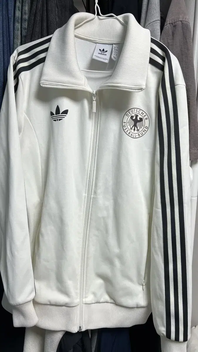 adidas Germany Beckenbauer White Track Top XL