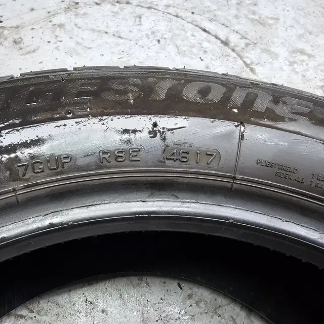 225/55R17  미니,  3GT 순정 런플랫타이어 4본