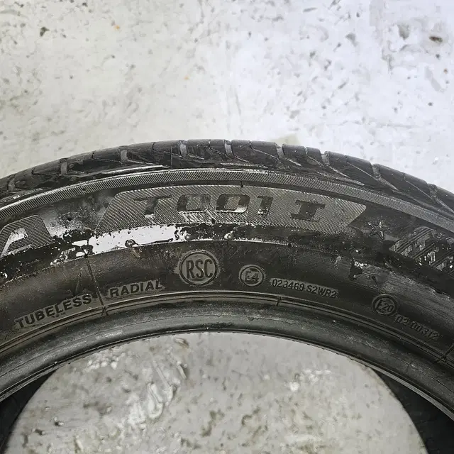 225/55R17  미니,  3GT 순정 런플랫타이어 4본