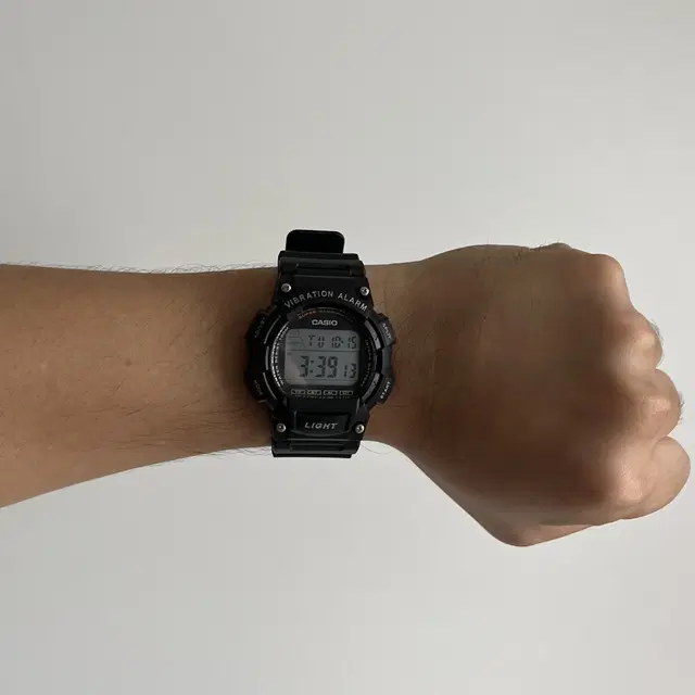 CASIO Black Millitary Watch ( 10년 전지 )