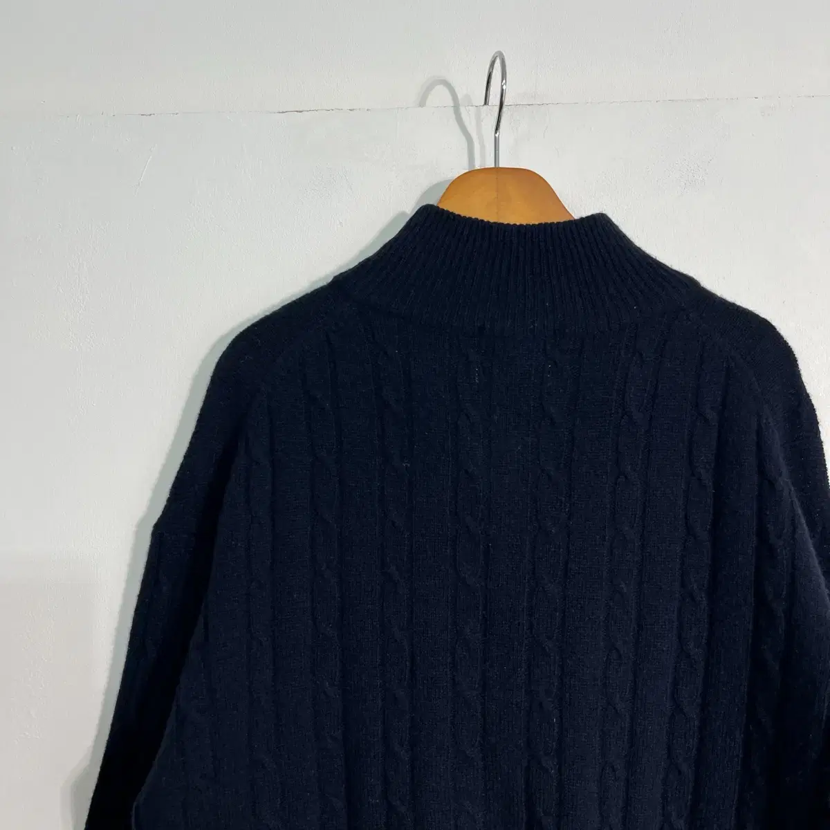 반 자켓 램스울 100% 니트 VAN JAC wool 100%