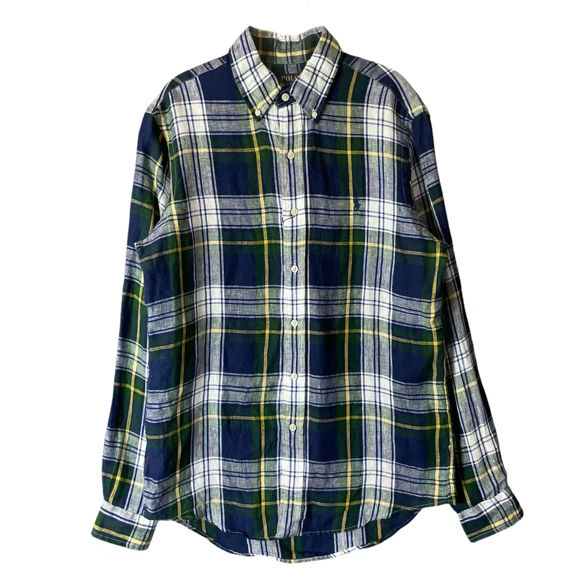 Polo Ralph Lauren Check Classic Fit Long Sleeve Shirt L