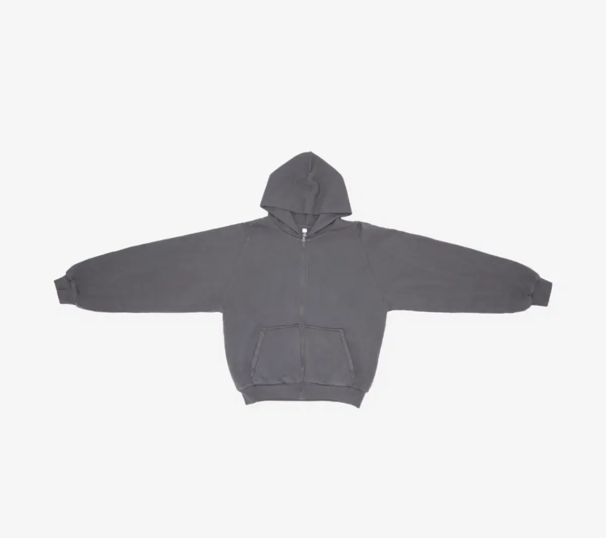 E.JI Gap Hooded Zip-up Dark Grey XL