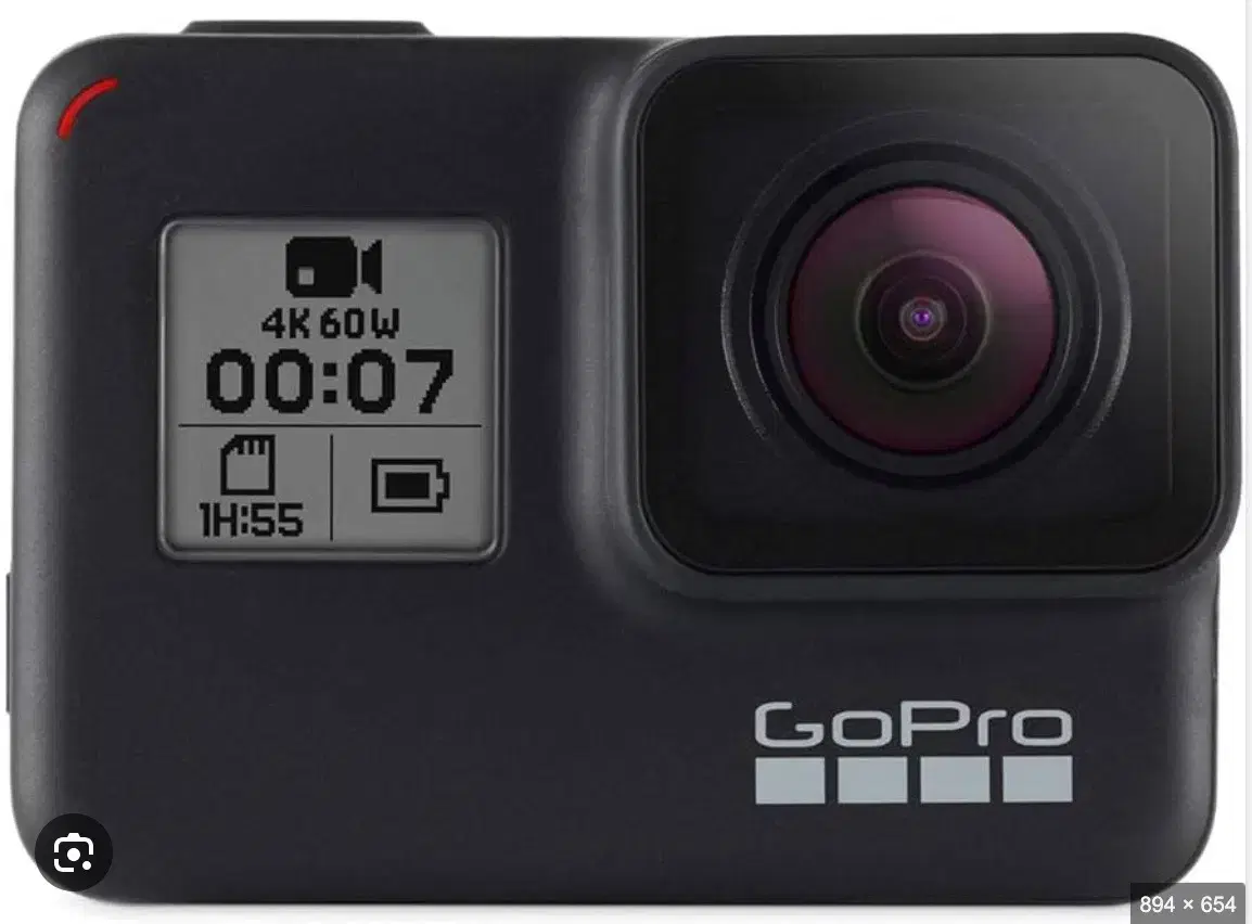 GoPro 7 Hero Black & 3 Batteries