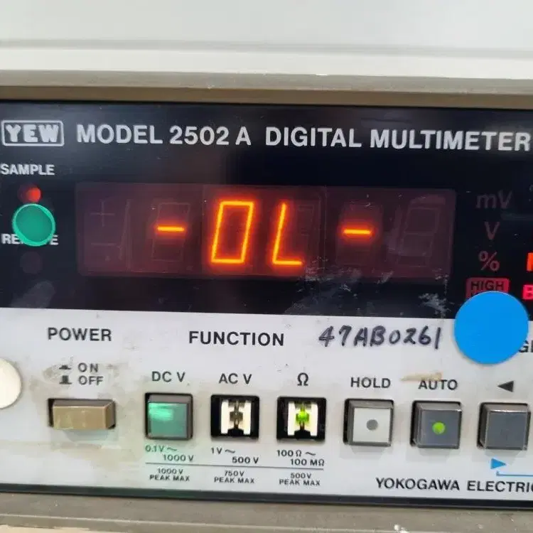 YEW 2502A Digital Multimeter 멀티미터