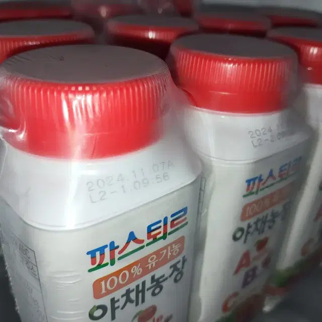 파스퇴르 100%유기농 야채농장 ABC주스190ml(12팩)쥬스선물