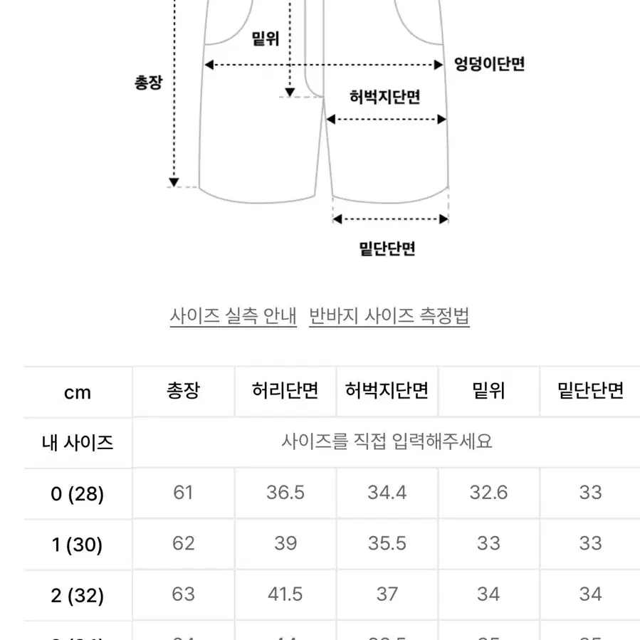 버뮤다 데님 팬츠