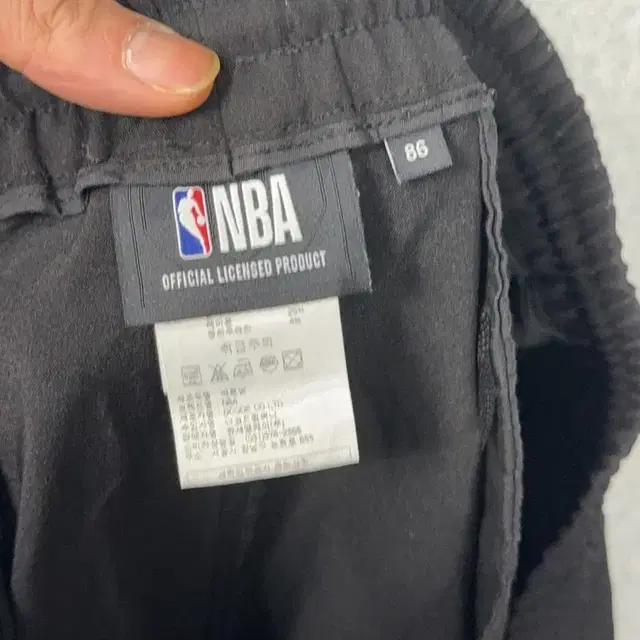 NBA 올블랙 남성 카고 조거팬츠 34