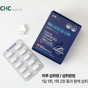 CHC 닥터 뮤코다당 단백 1,100mg x 60정x2BOX