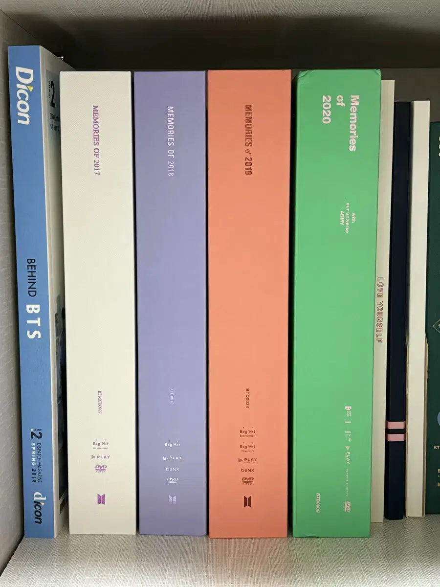 방탄 BTS 메모리즈 DVD 포카 포함 풀박