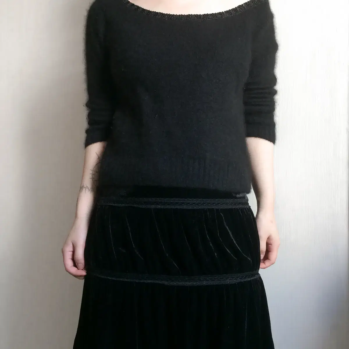 Jill stuart angora knit