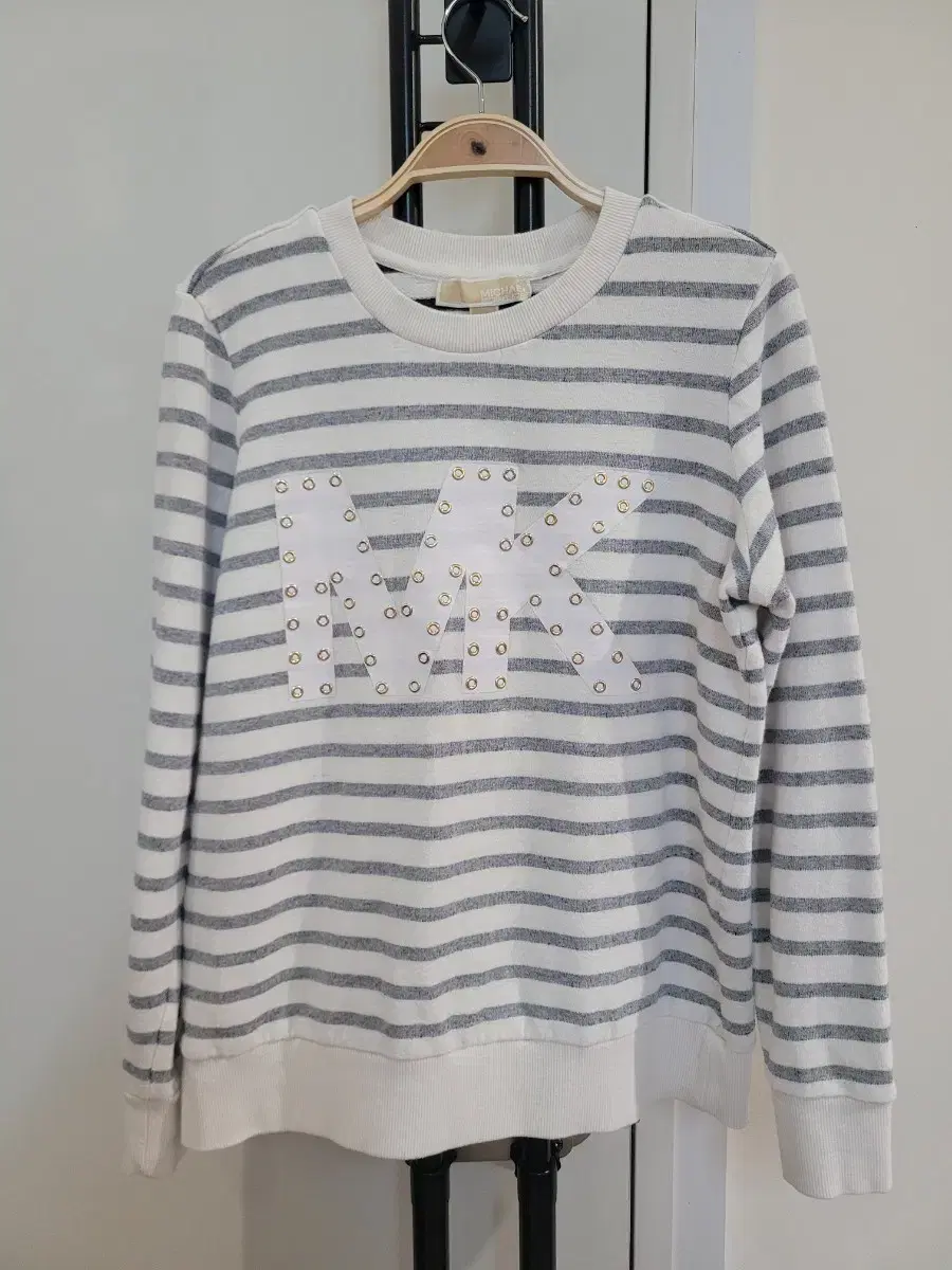 Michael Kors Women's Striped Logo Sweater