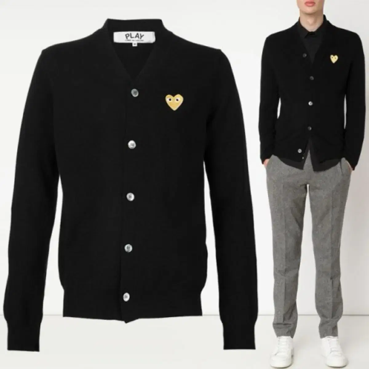 Comme des Garçons Gold Waffen Cardigan