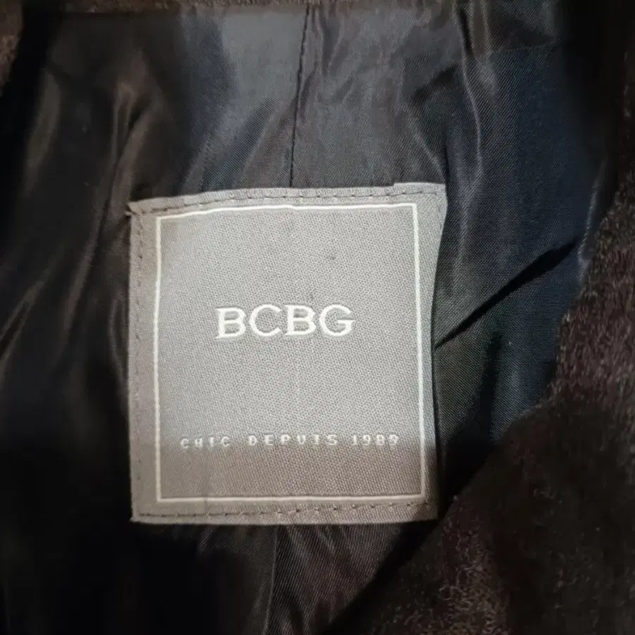 BCBG 알파카모 체크코트(66)