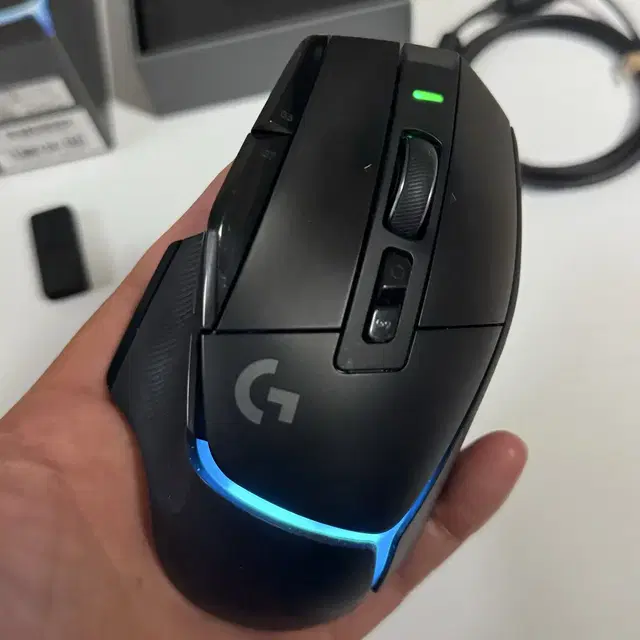 로지텍 G502 X Plus 깨끗한거 팝니다.