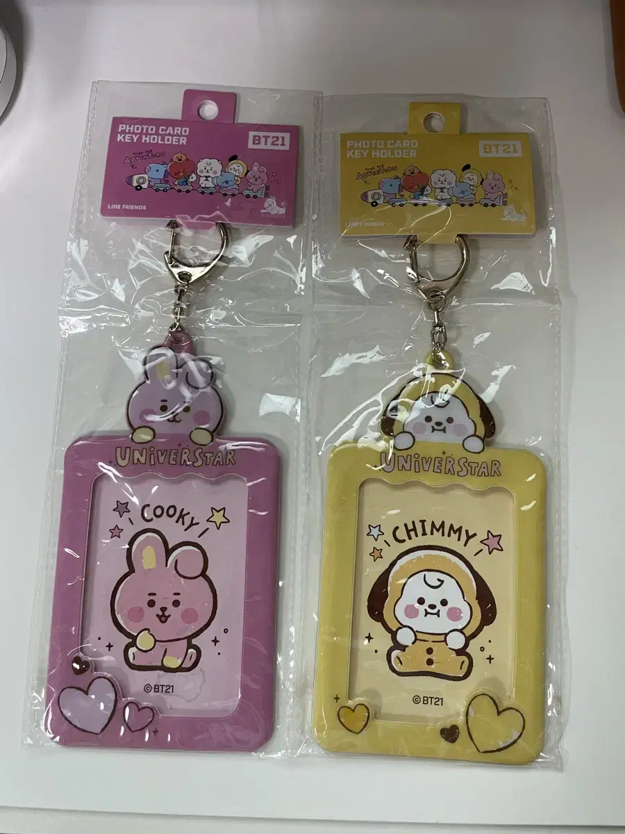 Bt21 Cookie Chimi Photo Card Key Holder