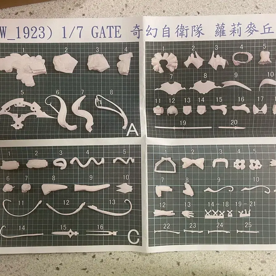 게이트자이대 그의 땅에서, 이처럼싸우며: 로우리 머큐리 레진 키트 피규어