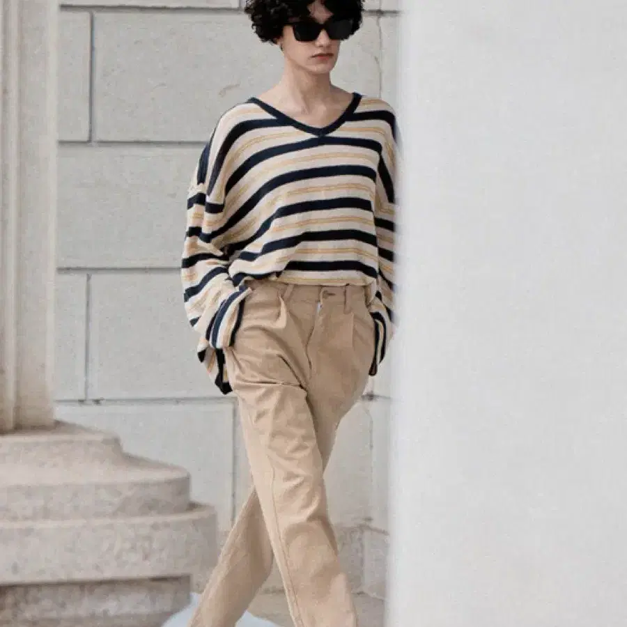 시엔느 Dixon Pintuck Pants (beige) M