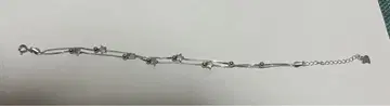 990 실버 별 모양 참 목걸이