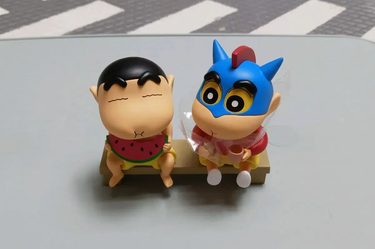 Changu Bom Figures bulk sell (Changu eating watermelon and Changu wearing an action hero mask)