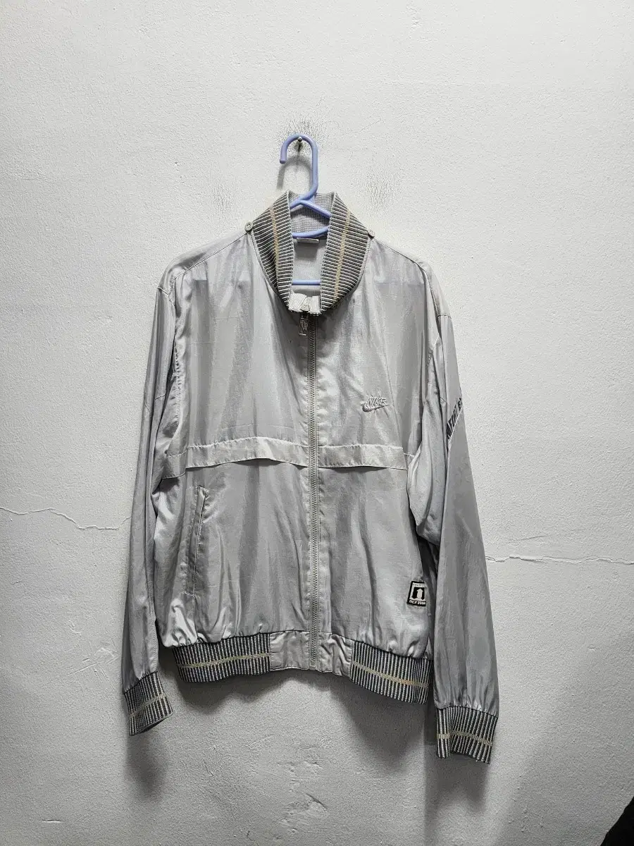 Nike Old School Silver Windbreaker