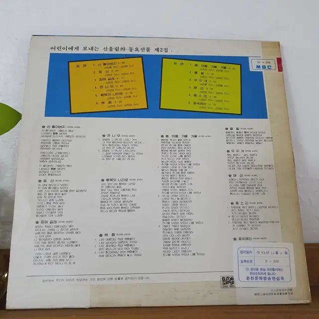 산울림  산할아버지 LP  1981초반