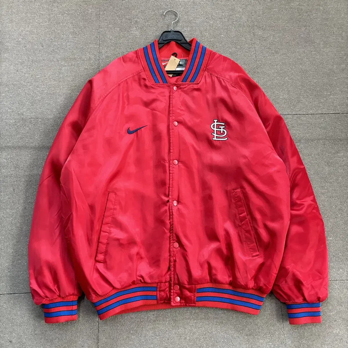 만원샵 나이키 MLB 90s 세인트루이스 카디널스 스타디움자켓 XL