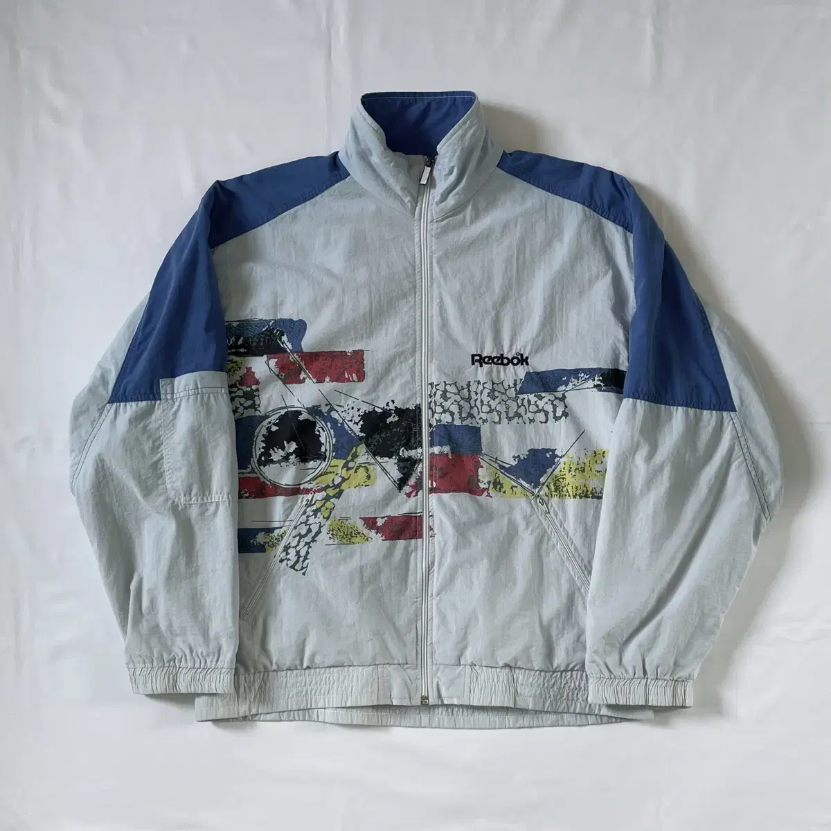 Reebok Colorblocked Windbreaker Jacket Oldschool Salvation Vintage