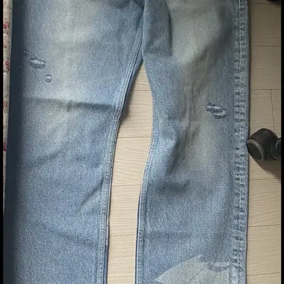 새상품 33사이즈 Etce x Mod9 Laser Washed Denim