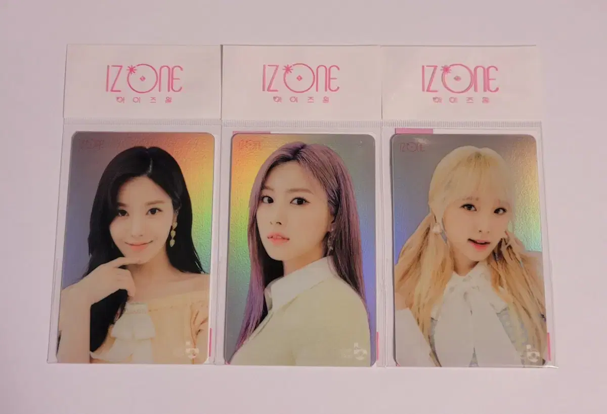 IZ*ONE Eunbi Hyewon Yena Transportation Card Unsealed