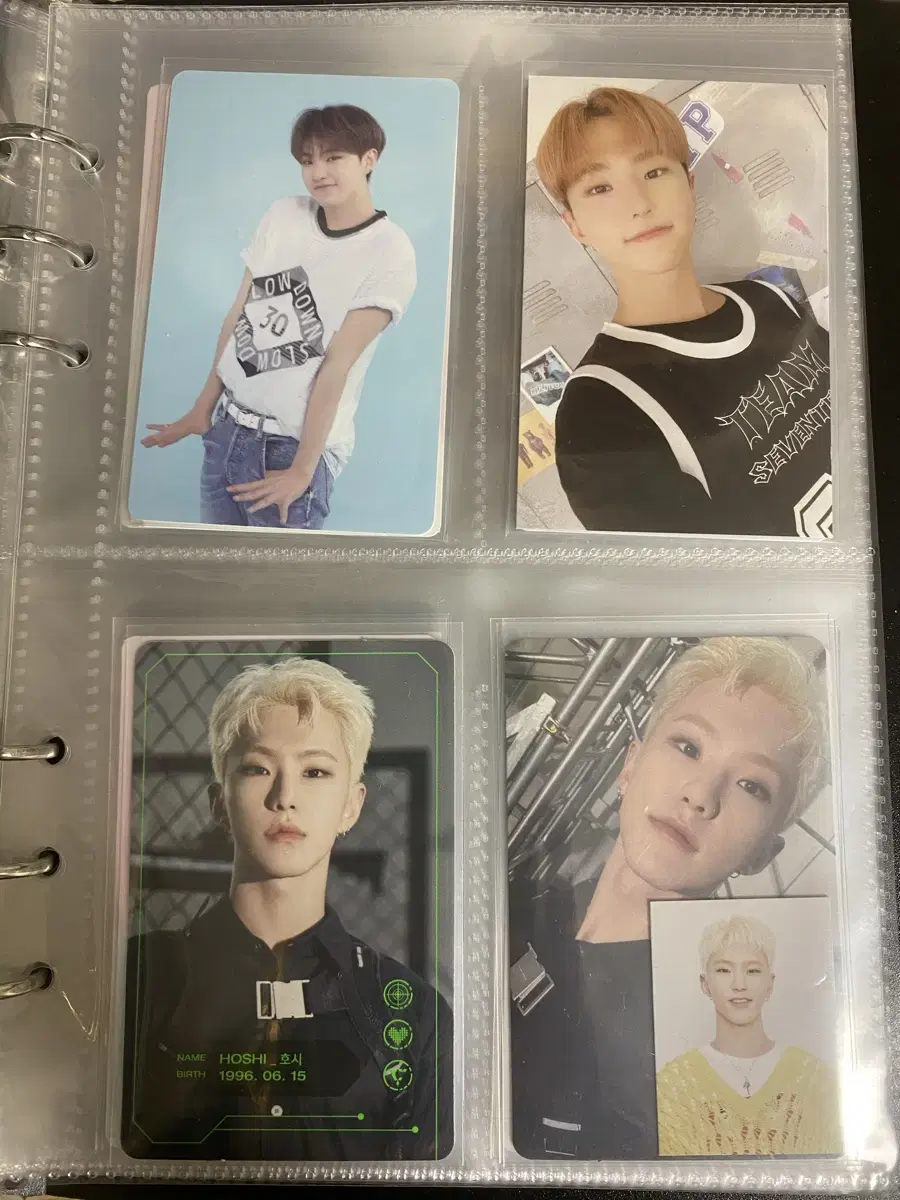 Seventeen hoshi photocard Takedown