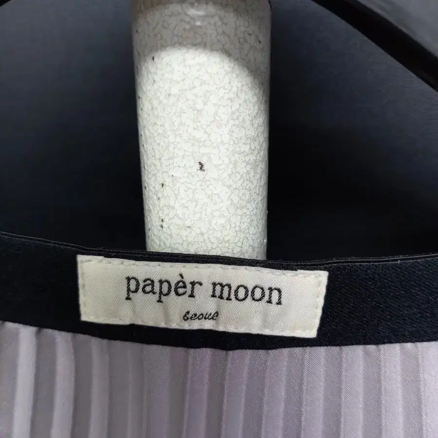 PAPERMOON 춘하 섀틴빛 플리츠 롱 스커트 F 33-55