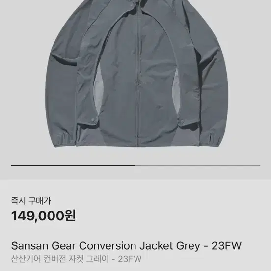 Sansan Gear Conversion Jacket Grey 23Fw