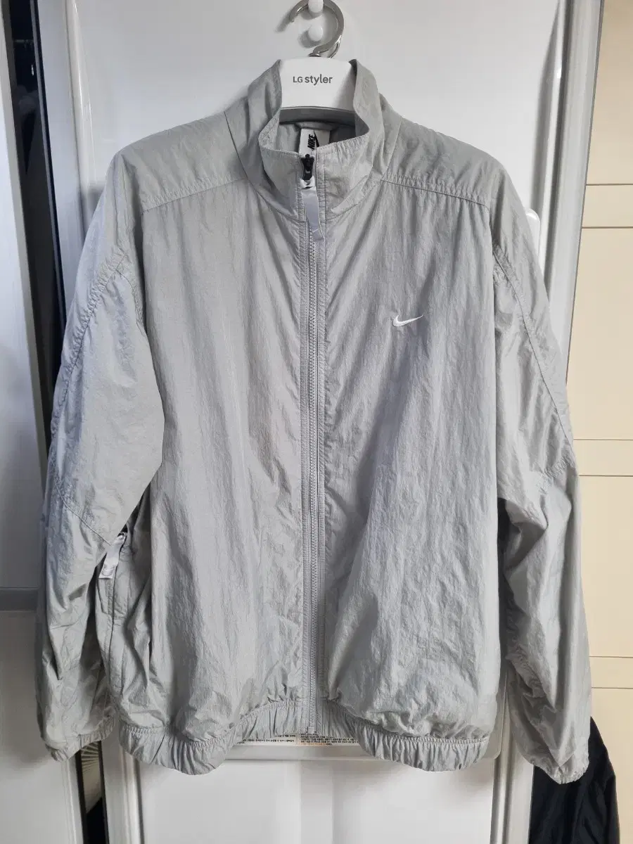 (Top M Bottom S) Nike nrg track gray set