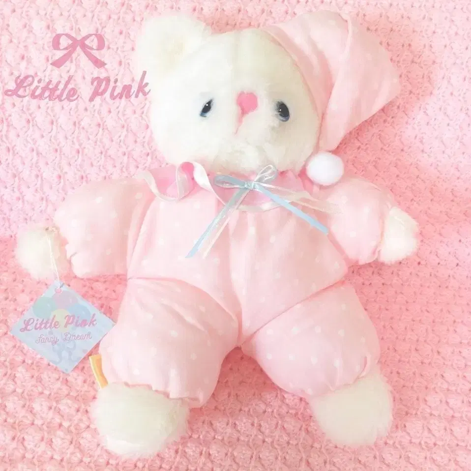 구해요! 일본 작가 little pink 리틀 핑크 잠옷 곰인형