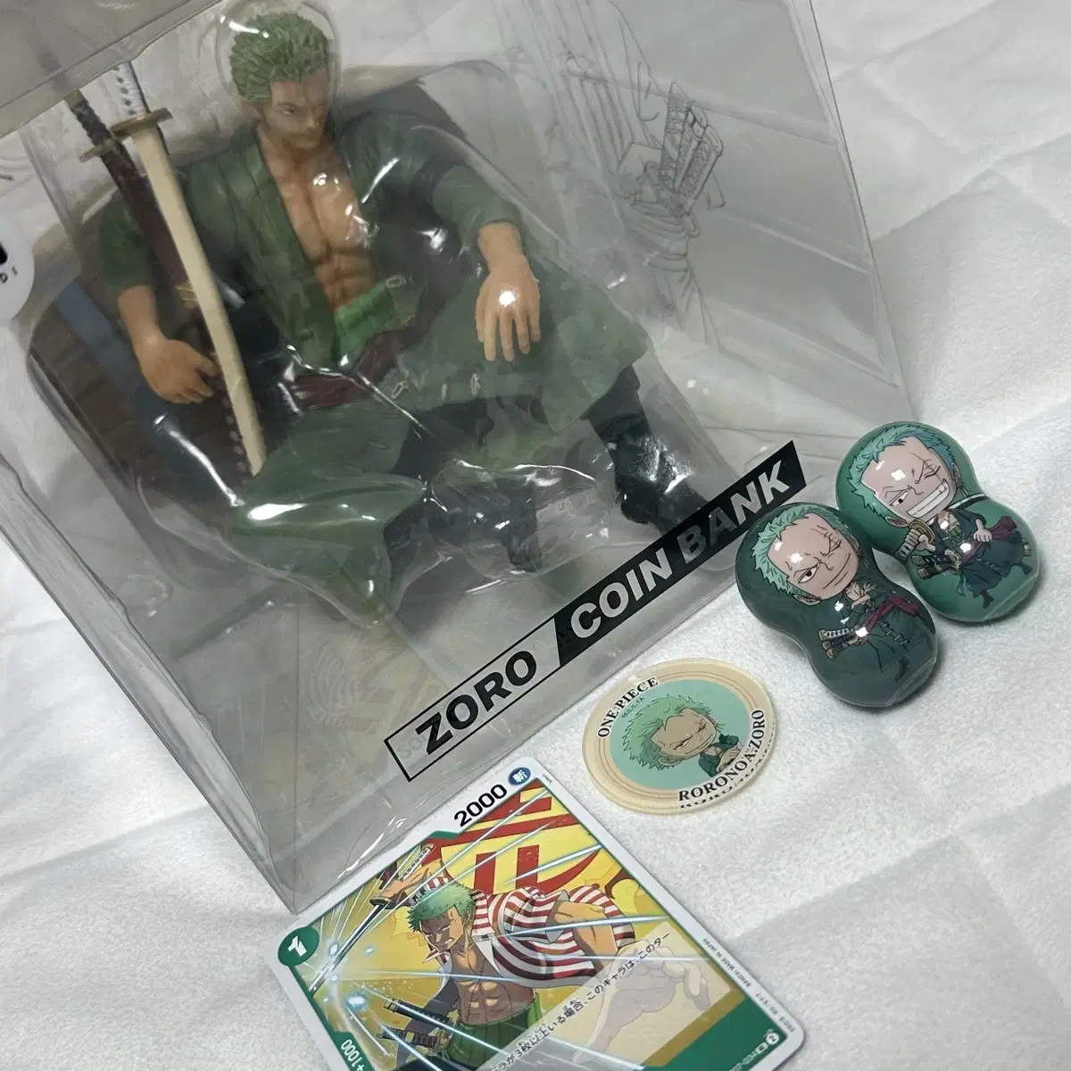 ONEPIECE Zorro Figure Piggy Bank