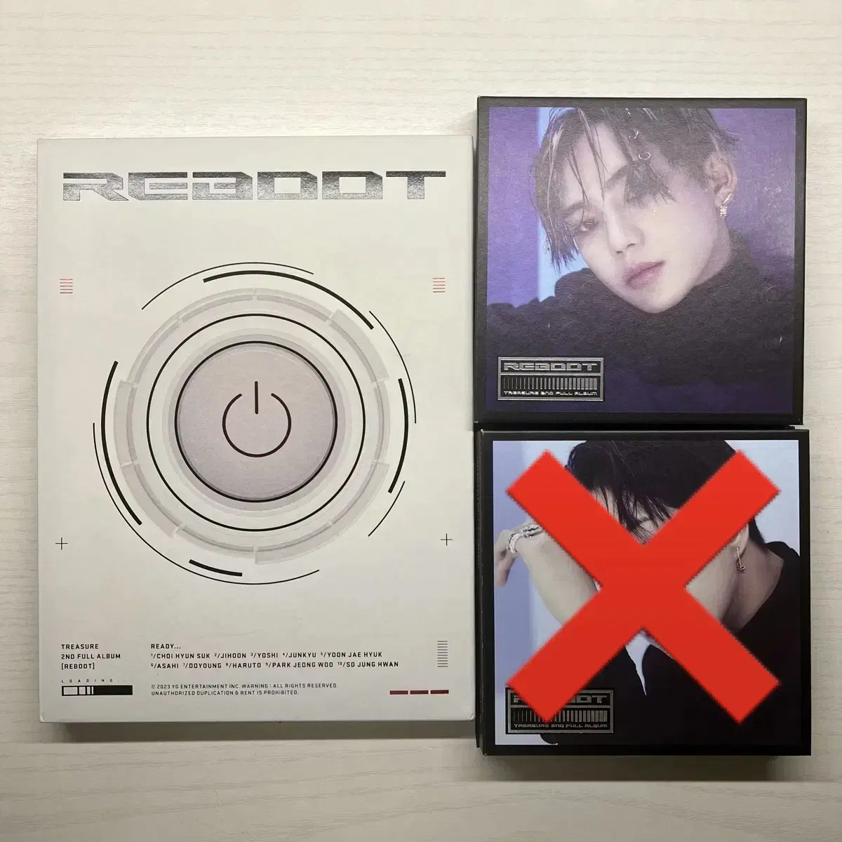 (with photocard) treasure Reboot Photobook, Digipack