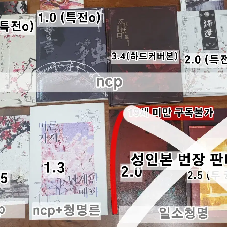 개별문의환영) 화산귀환 원가 이하 회지 당청 당보청명 청명른 ncp