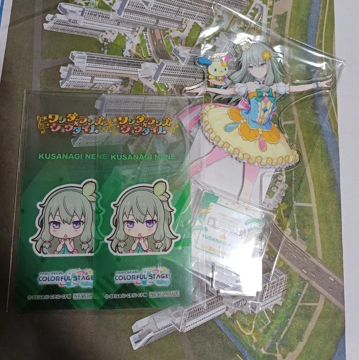 Prosecca prosecca kusanagi nene san rio acrylic stand sio bookmarks