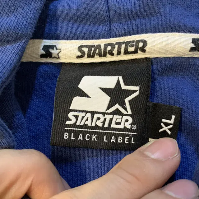 XL) Starter 스타터 블루 후드티